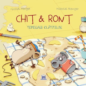 Cover Gundi Herget: Mozart & Robinson und der waghalsige Pfannkuchenplan (Didacta Publishing House, Rumänien) 