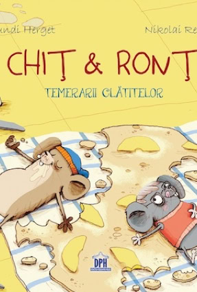 Cover Gundi Herget: Mozart & Robinson und der waghalsige Pfannkuchenplan (Didacta Publishing House, Rumänien) 