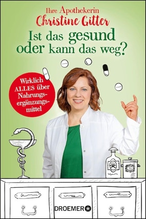 Cover Christine Gitter: Ist das gesund oder kann das weg? Wirklich ALLES über Nahrungsergänzungsmittel (Droemer)