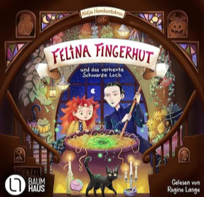 Cover Katja Hemkentokrax: Felina Fingerhut und das verhexte Schwarze Loch (Lübbe audio)