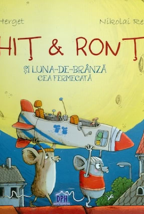 Cover Gundi Herget: Mozart & Robinson und der Zauber des Käsemonds (Didacta Publishing House, Rumänien)